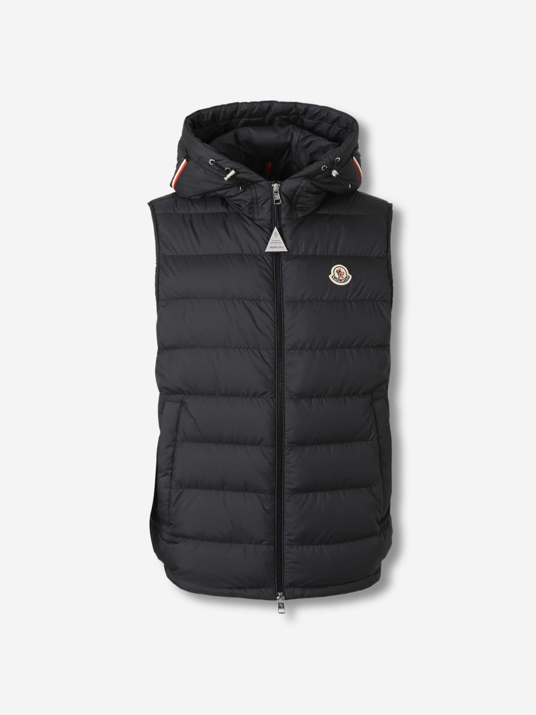 Moncler Hombre Barcelona Chaleco Capucha Marseillan color Negro sku 544-000628 01 - Foto 1