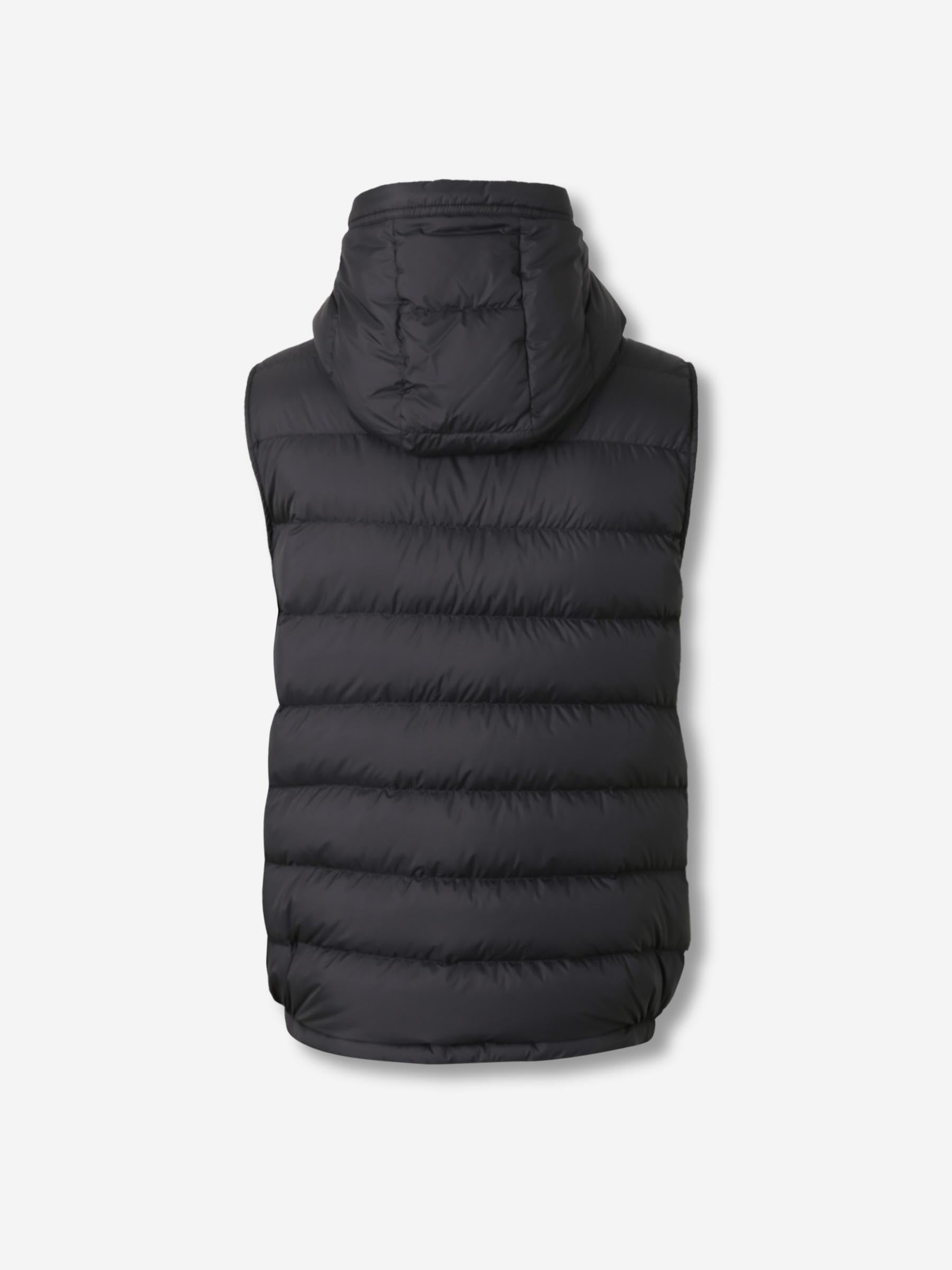 Moncler Hombre Barcelona Chaleco Capucha Marseillan color Negro sku 544-000628 01 - Foto 2