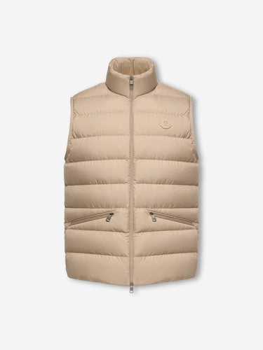 Moncler Hombre Barcelona Chaleco Plumífero Treompan color Camel sku 544-000634 01 - Foto 1