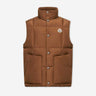 Moncler Hombre Barcelona Chaleco Plumífero Brumelune color Caramelo sku 544-000638 01 - Foto 1