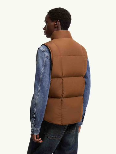 Moncler Hombre Barcelona Chaleco Plumífero Brumelune color Caramelo sku 544-000638 01 - Foto 3