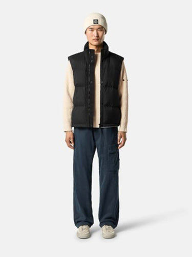 Stone Island Hombre Barcelona Chaleco Plumífero Cuello Alto color Negro sku 544-000642 01 - Foto 2