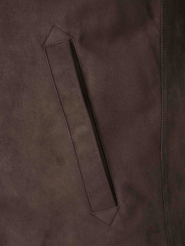 Canali Hombre Barcelona Chaleco Ante Acolchado color Marrón Oscuro sku 544-000643 01 - Foto 4