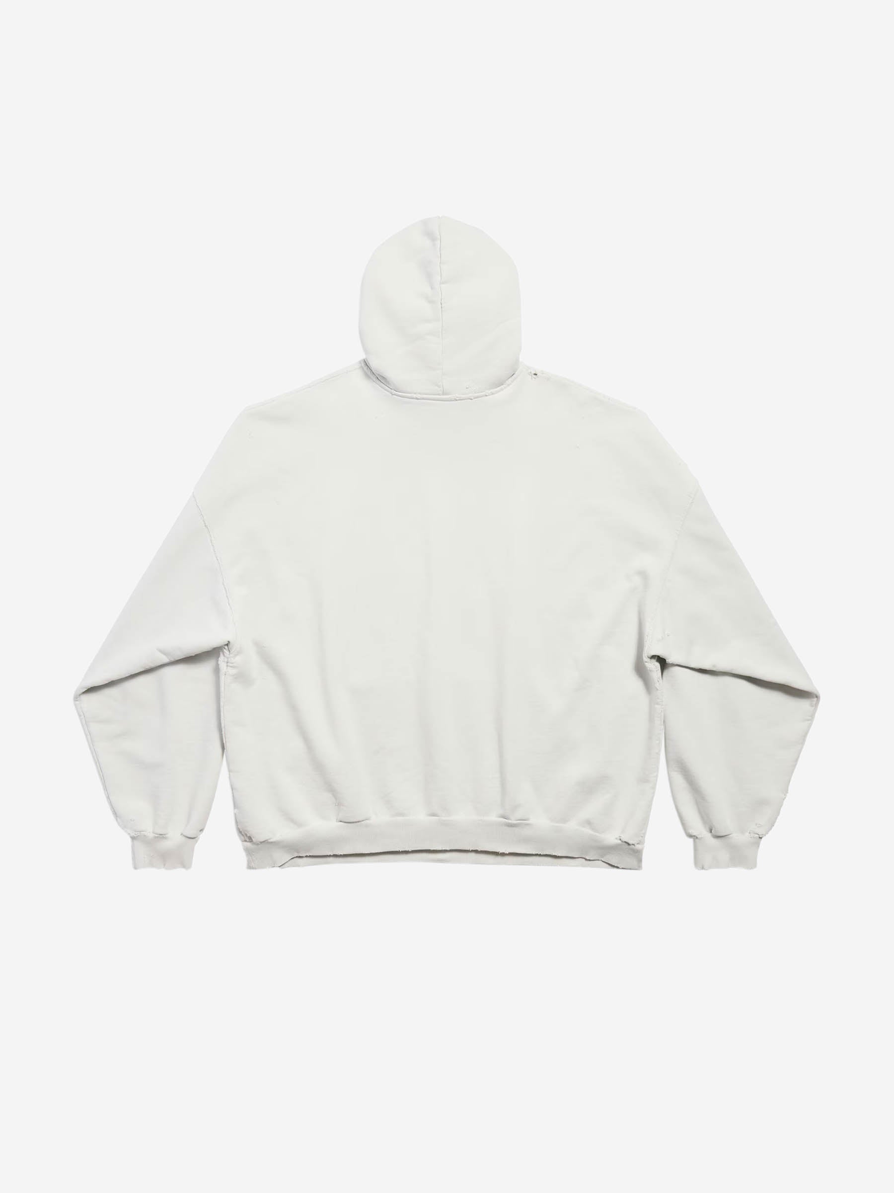 Balenciaga Hombre Barcelona Sudadera Algodón Capucha color Blanco sku 545-001796 02 - Foto 2