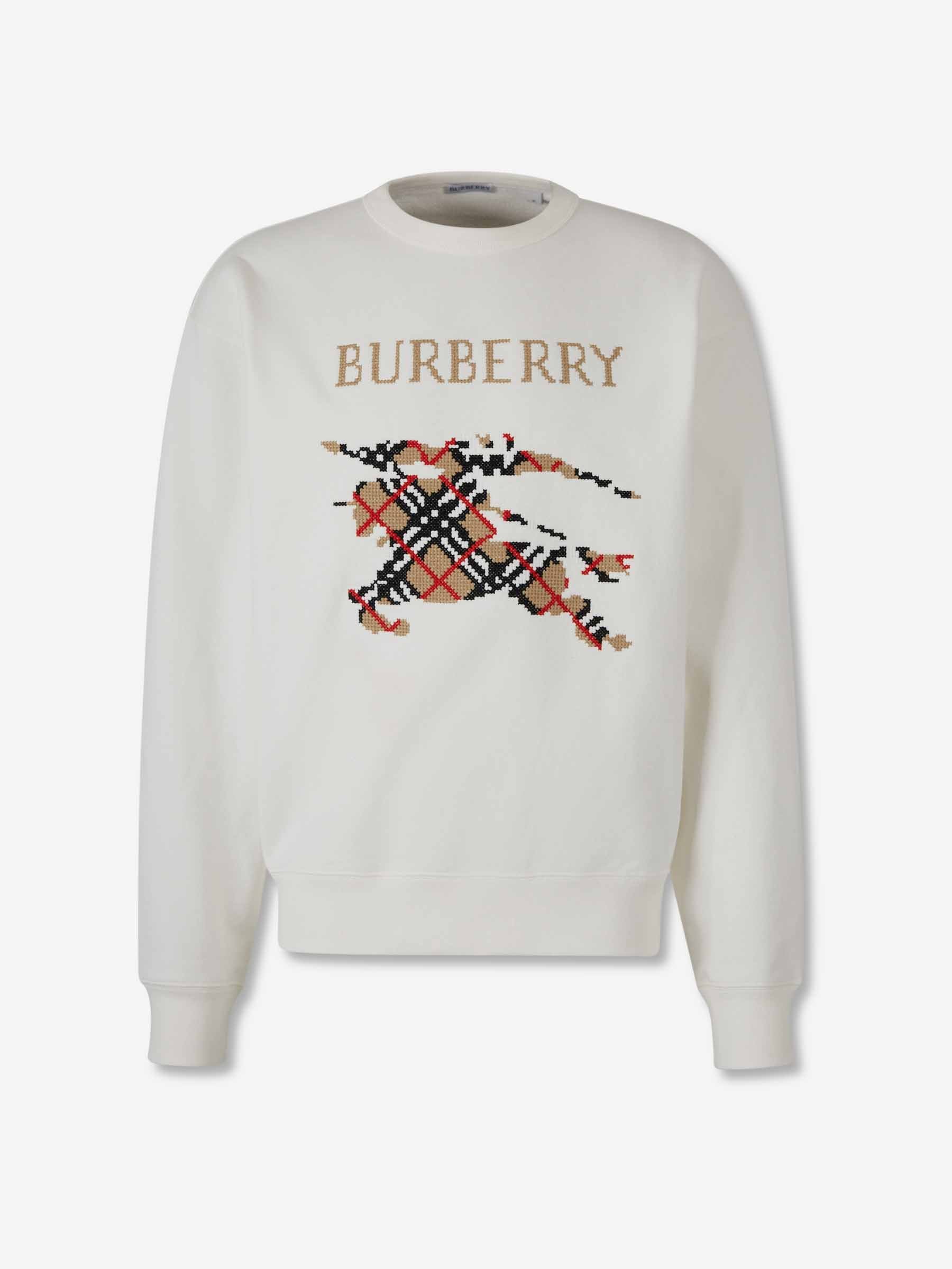 Burberry Hombre Barcelona Sudadera Cuello Redondo color Blanco sku 545-001869 01 - Foto 1