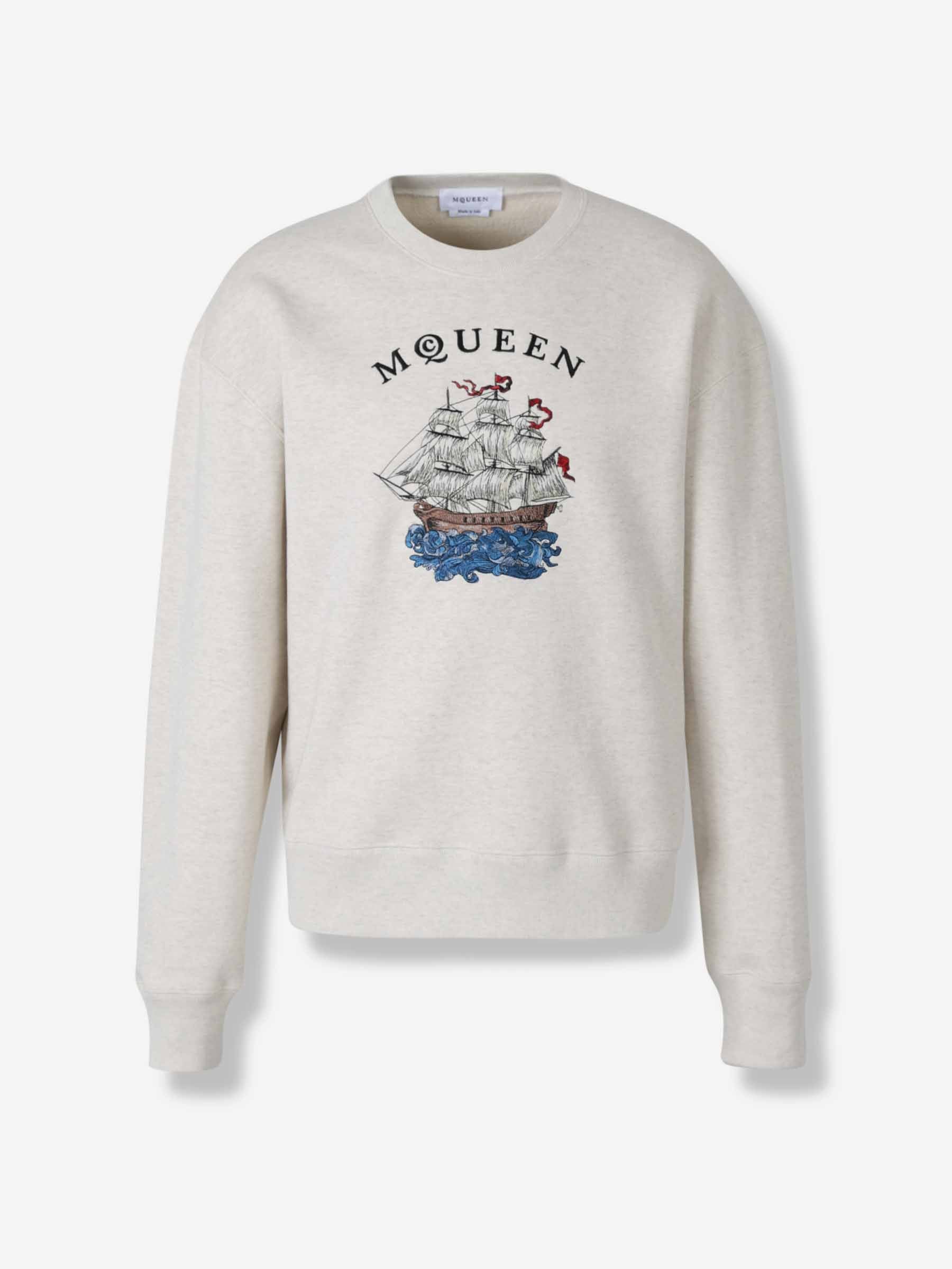 McQueen Hombre Barcelona Sudadera Cuello Redondo color Crema sku 545-001872 01 - Foto 1