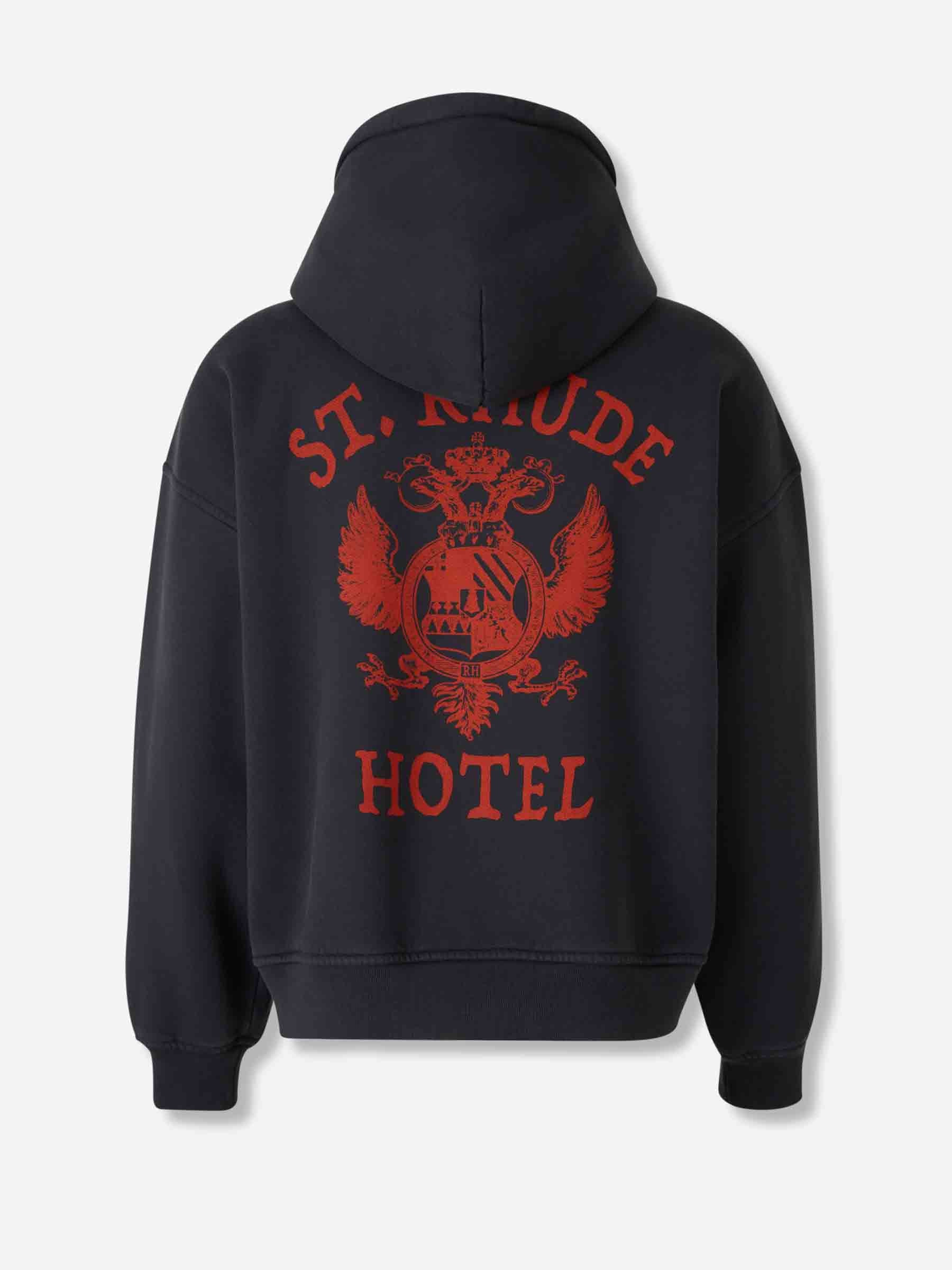 Rhude Hombre Barcelona Sudadera con Capucha color Negro sku 545-001878 01 - Foto 2