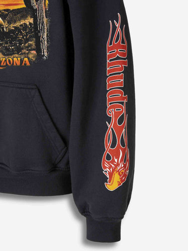 Rhude Hombre Barcelona Sudadera con Capucha color Negro sku 545-001880 01 - Foto 5