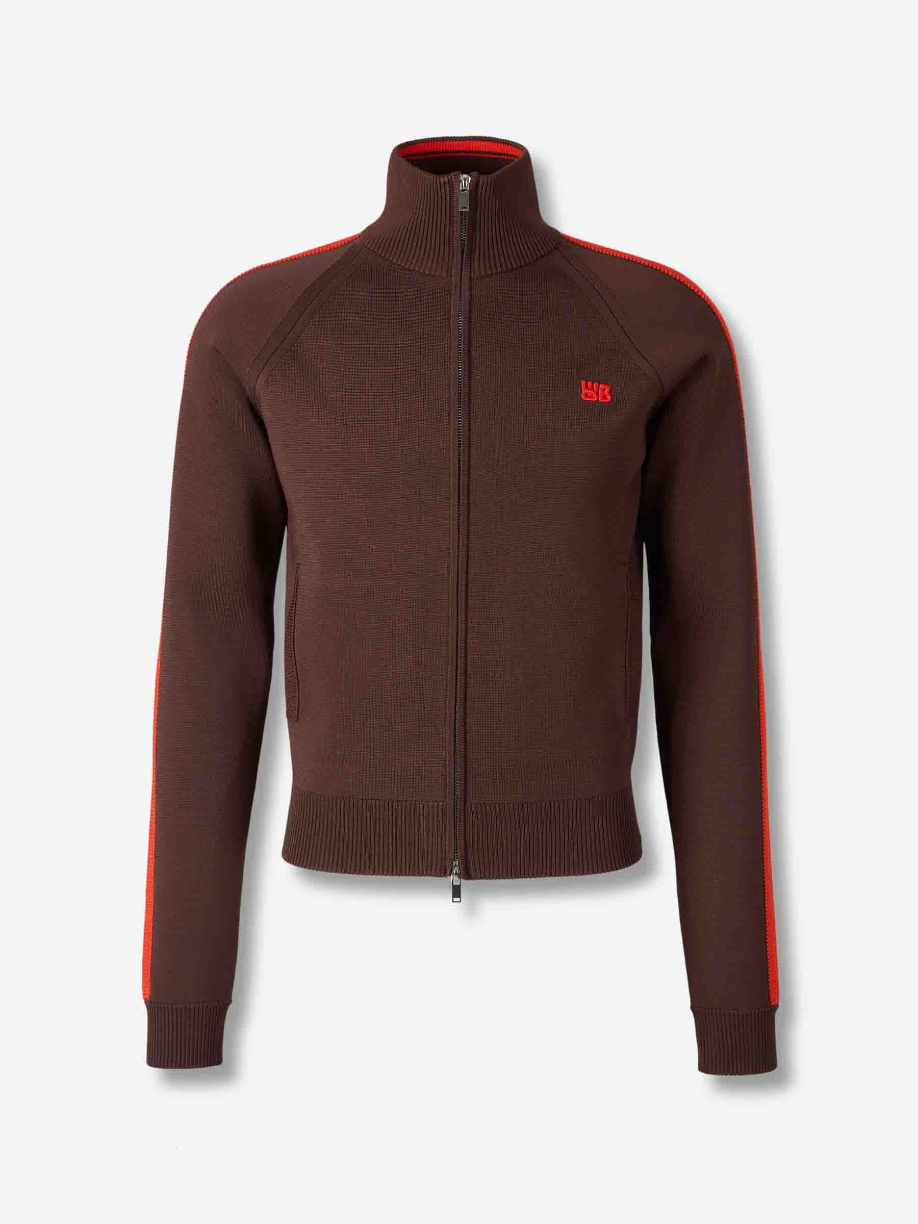 Wales Bonner Hombre Barcelona Sudadera Cremallera color Marrón Oscuro sku 545-001882 01 - Foto 1