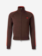 Wales Bonner Hombre Barcelona Sudadera Cremallera color Marrón Oscuro sku 545-001882 01 - Foto 1