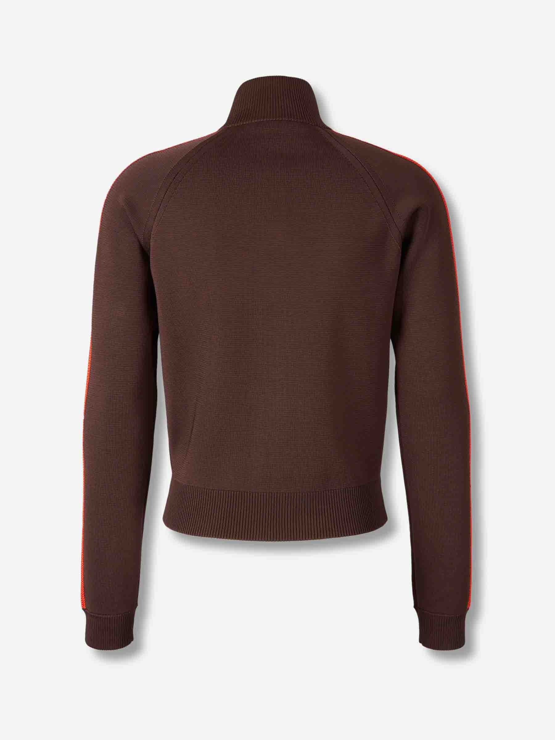 Wales Bonner Hombre Barcelona Sudadera Cremallera color Marrón Oscuro sku 545-001882 01 - Foto 2