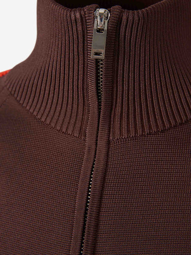 Wales Bonner Hombre Barcelona Sudadera Cremallera color Marrón Oscuro sku 545-001882 01 - Foto 3