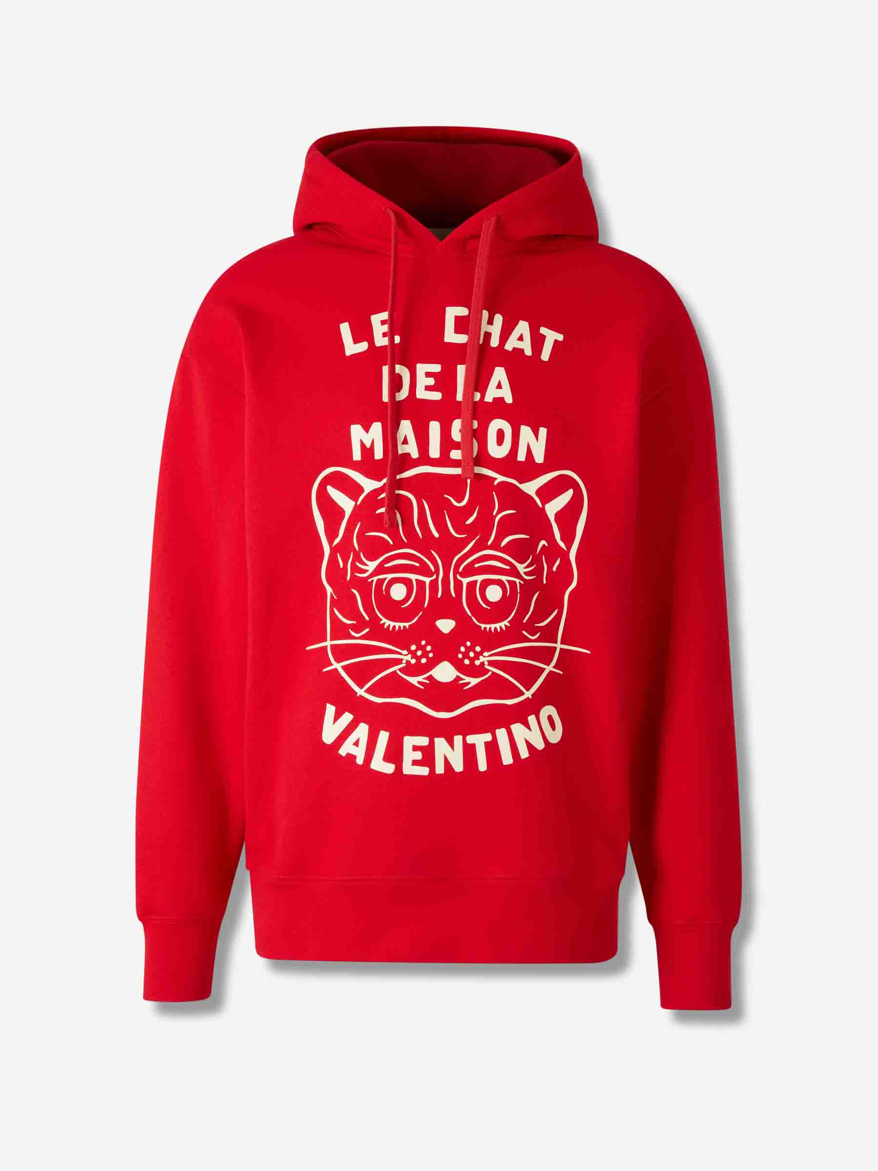 Valentino Hombre Barcelona Sudadera Capucha Estampado color Rojo sku 545-001884 01 - Foto 1