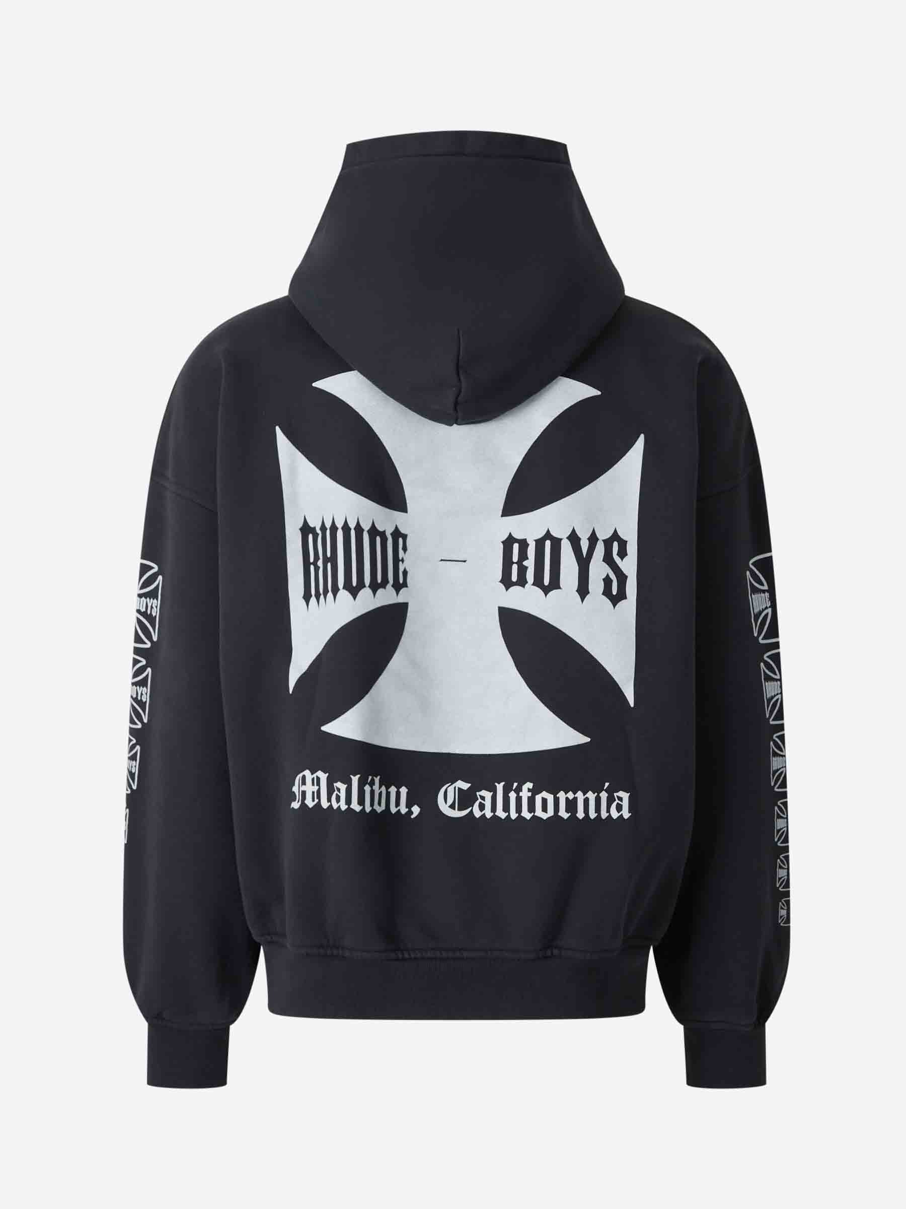 Rhude Hombre Barcelona Sudadera con Capucha color Negro sku 545-001886 01 - Foto 2