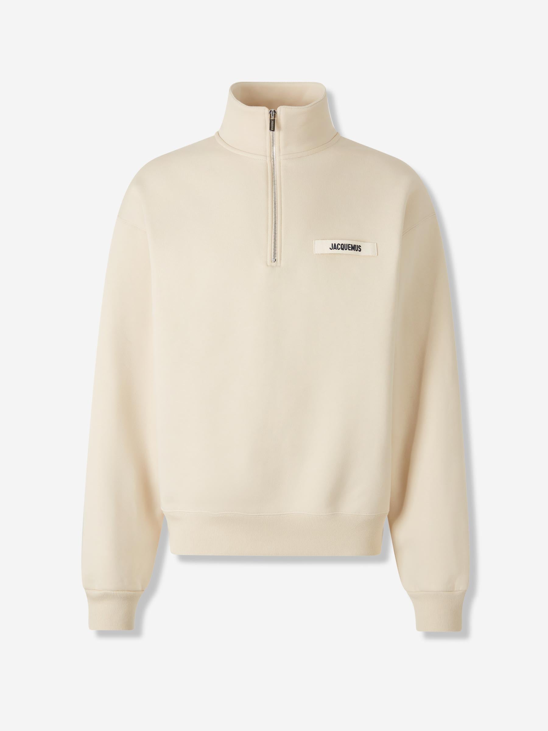 Jacquemus Hombre Barcelona Sudadera Gros Grain color Beige sku 545-001889 01 - Foto 1