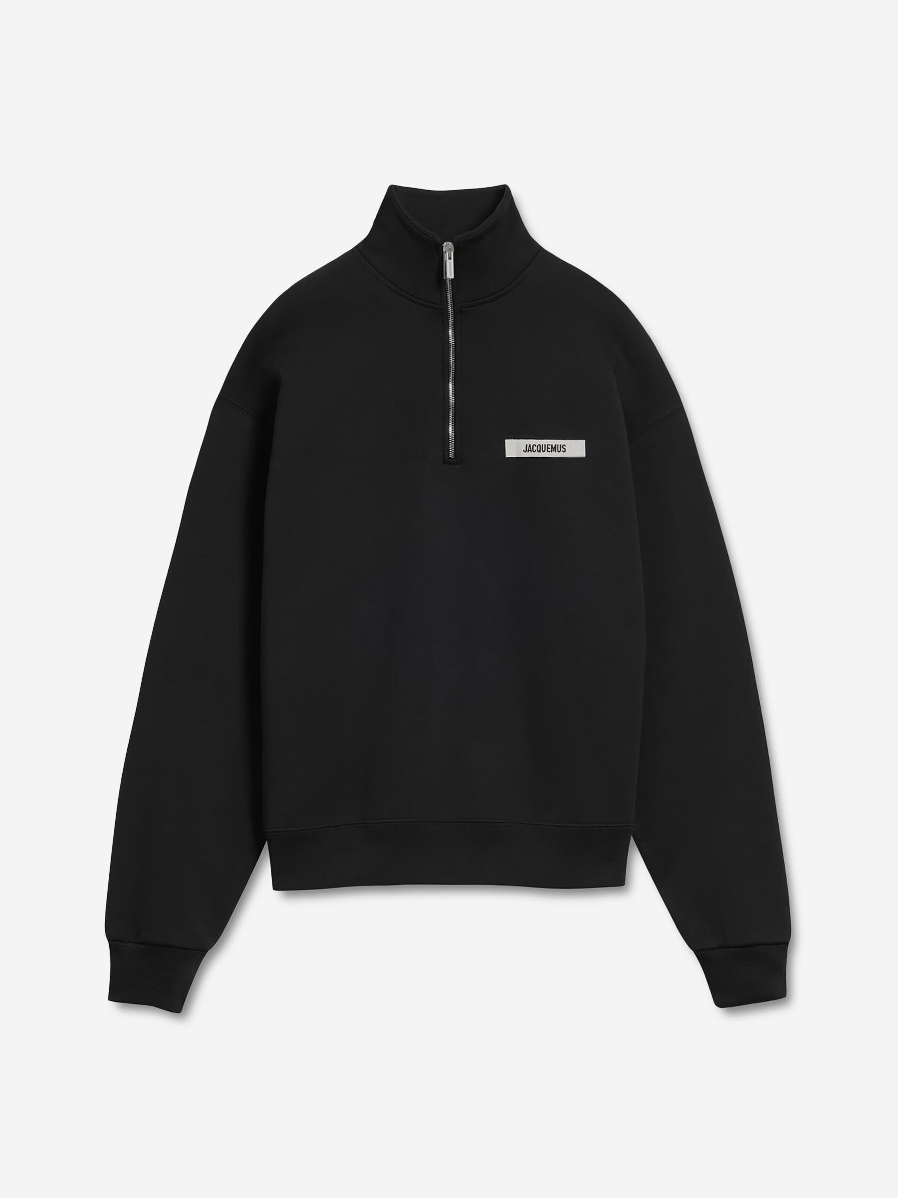 Jacquemus Hombre Barcelona Sudadera Gros Grain color Negro sku 545-001889 02 - Foto 1