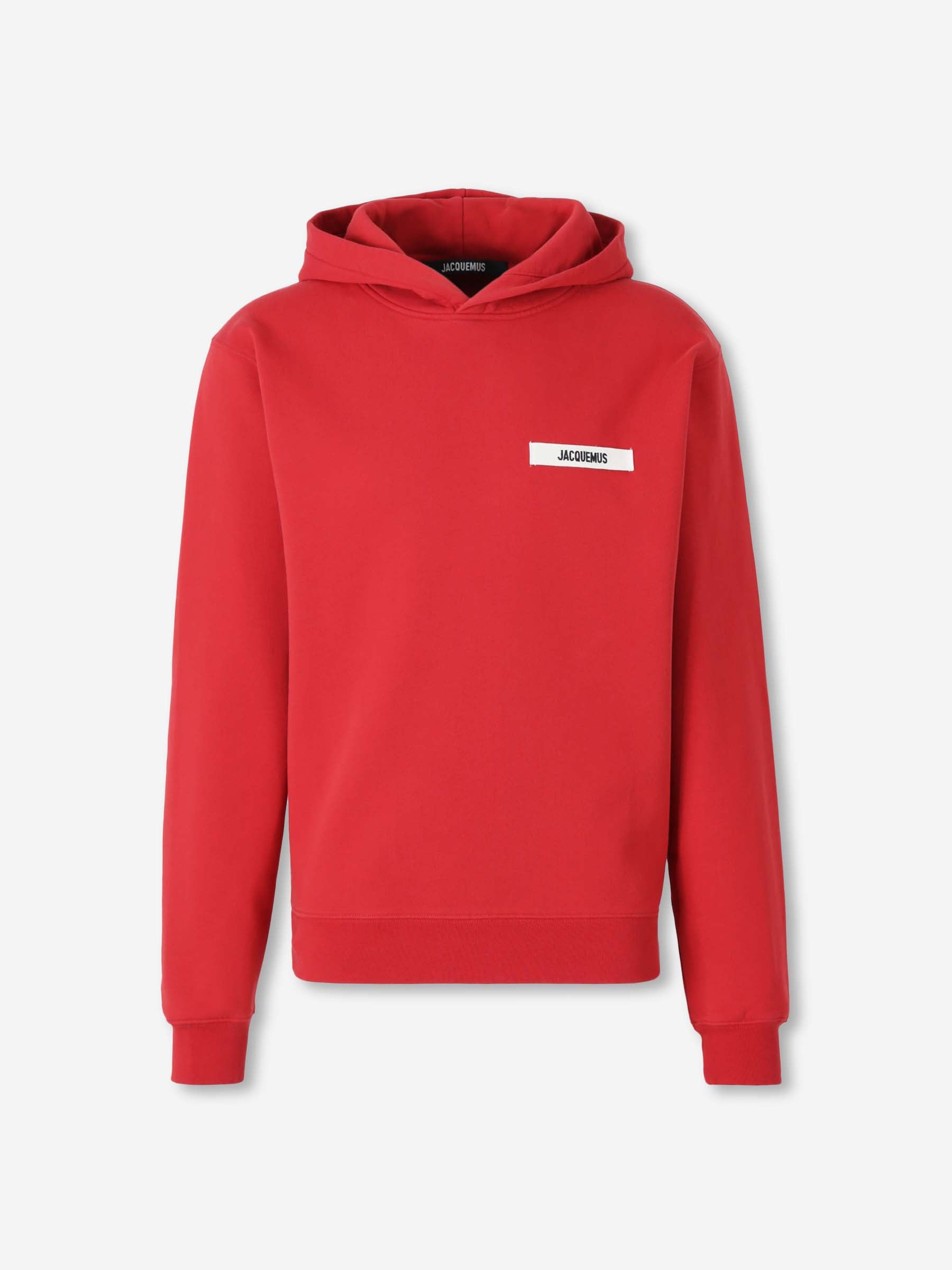 Jacquemus Hombre Barcelona Sudadera con Capucha color Rojo sku 545-001890 01 - Foto 1