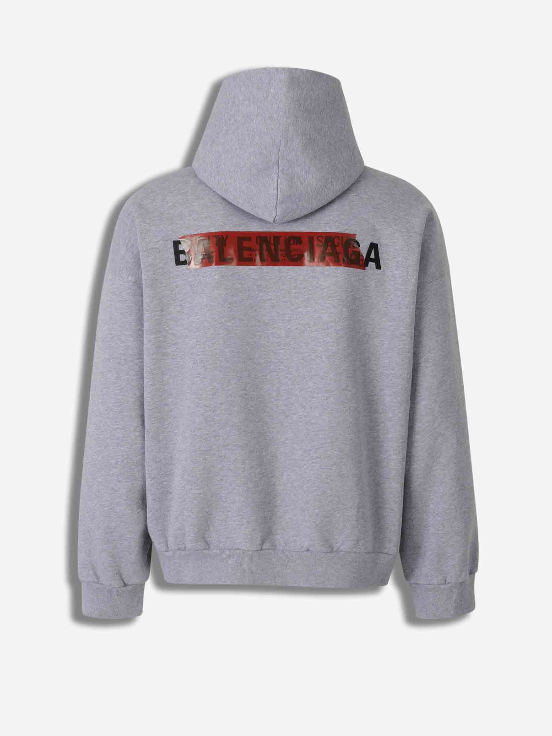 Balenciaga Hombre Barcelona Sudadera con Capucha color Gris sku 545-001891 01 - Foto 2