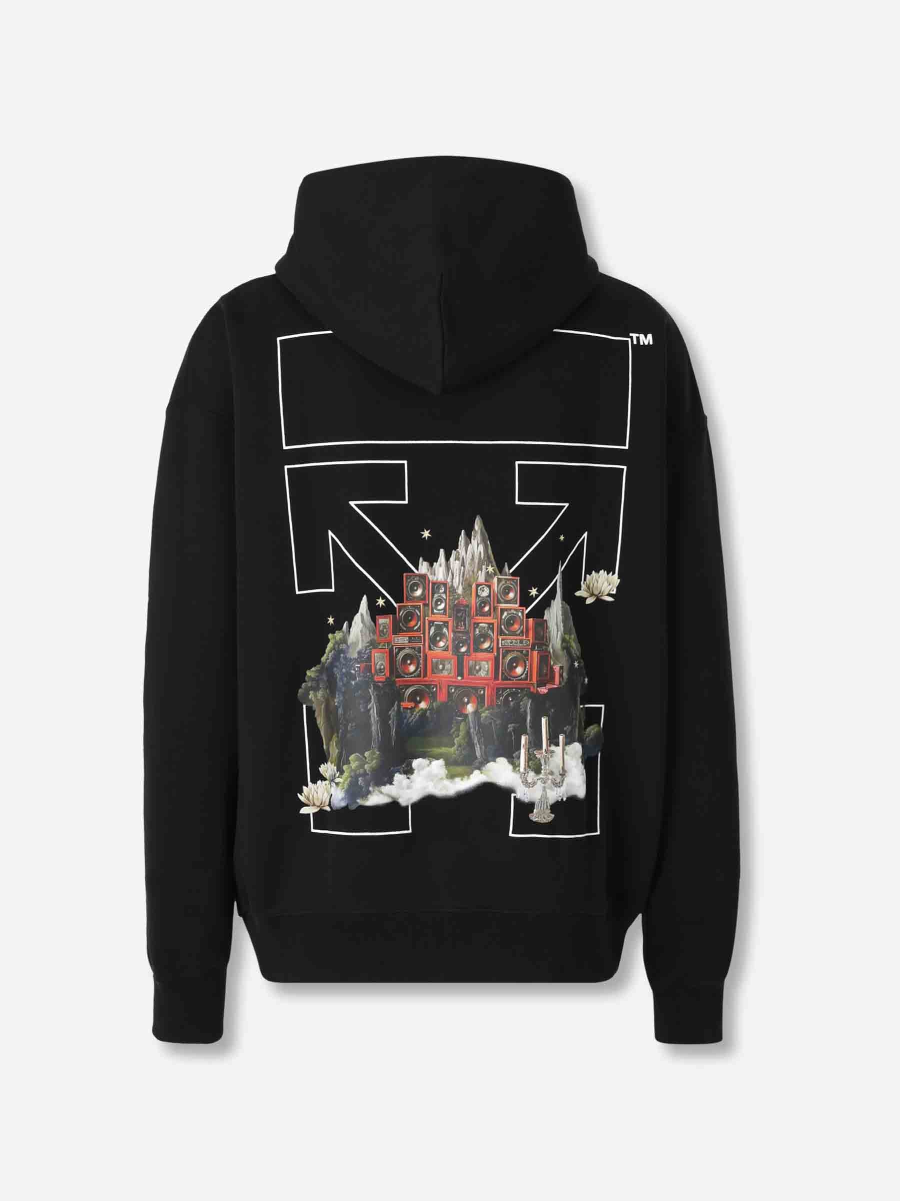 Off-White Hombre Barcelona Sudadera Capucha Logo color Negro sku 545-001909 01 - Foto 2