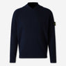 Stone Island Hombre Barcelona Jersey Logo Lana color Azul Denim Oscuro sku 545-001910 01 - Foto 1