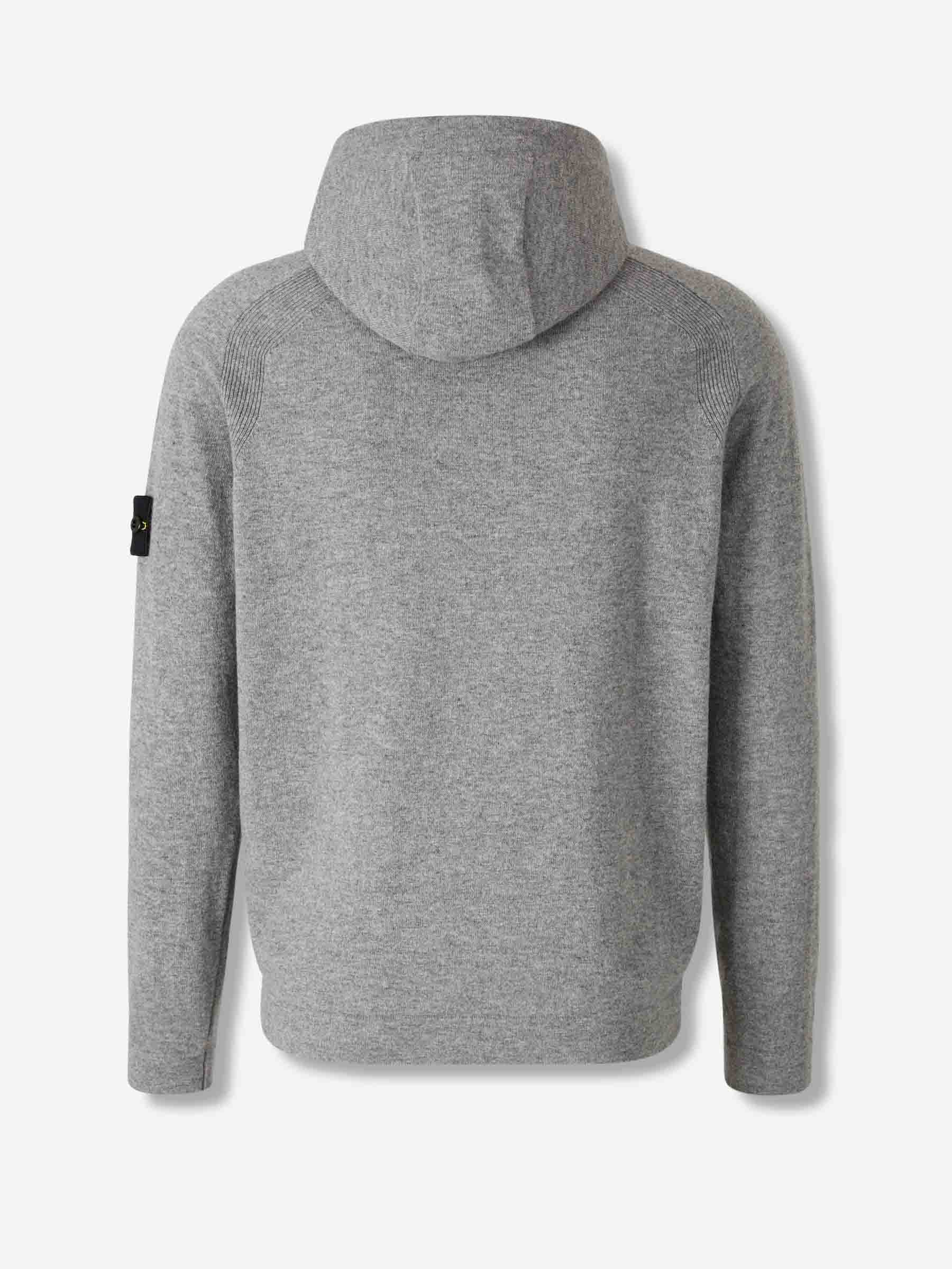 Stone Island Hombre Barcelona Jersey Logo Lana color Gris sku 545-001910 02 - Foto 2