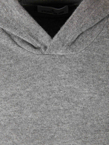 Stone Island Hombre Barcelona Jersey Logo Lana color Gris sku 545-001910 02 - Foto 3