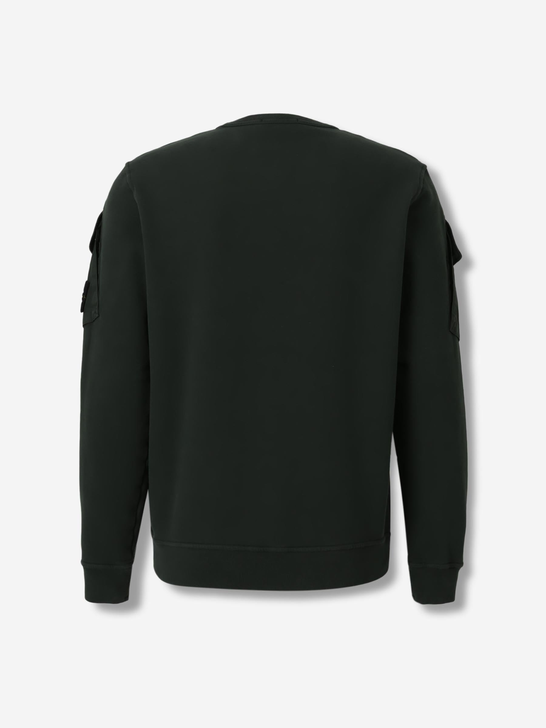 Stone Island Hombre Barcelona Sudadera Cuello Redondo color Verde Oscuro sku 545-001916 01 - Foto 2