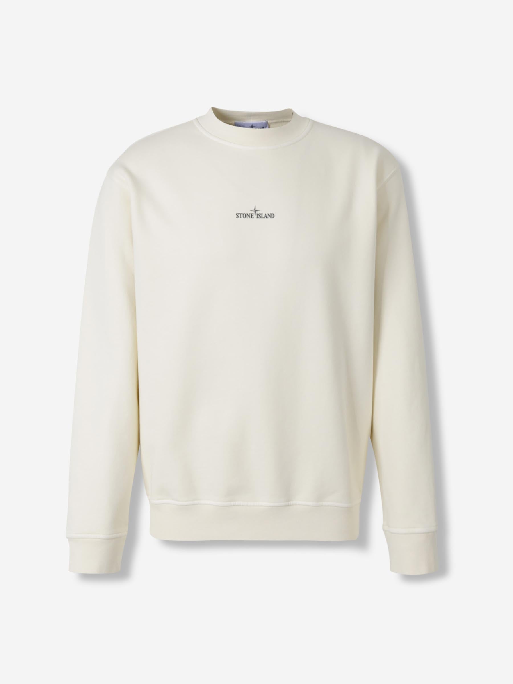 Stone Island Hombre Barcelona Sudadera Cuello redondo color Crema sku 545-001918 01 - Foto 1