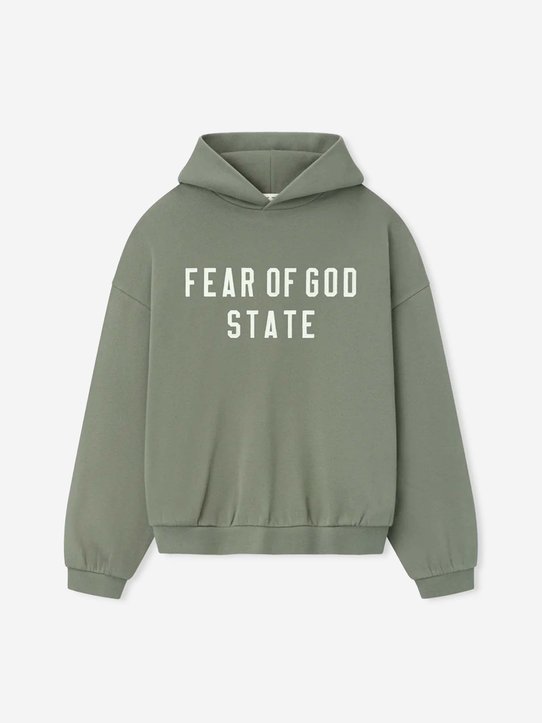 Fear of God Essentials Hombre Barcelona Sudadera con Capucha color Verde Militar sku 545-001927 01 - Foto 1