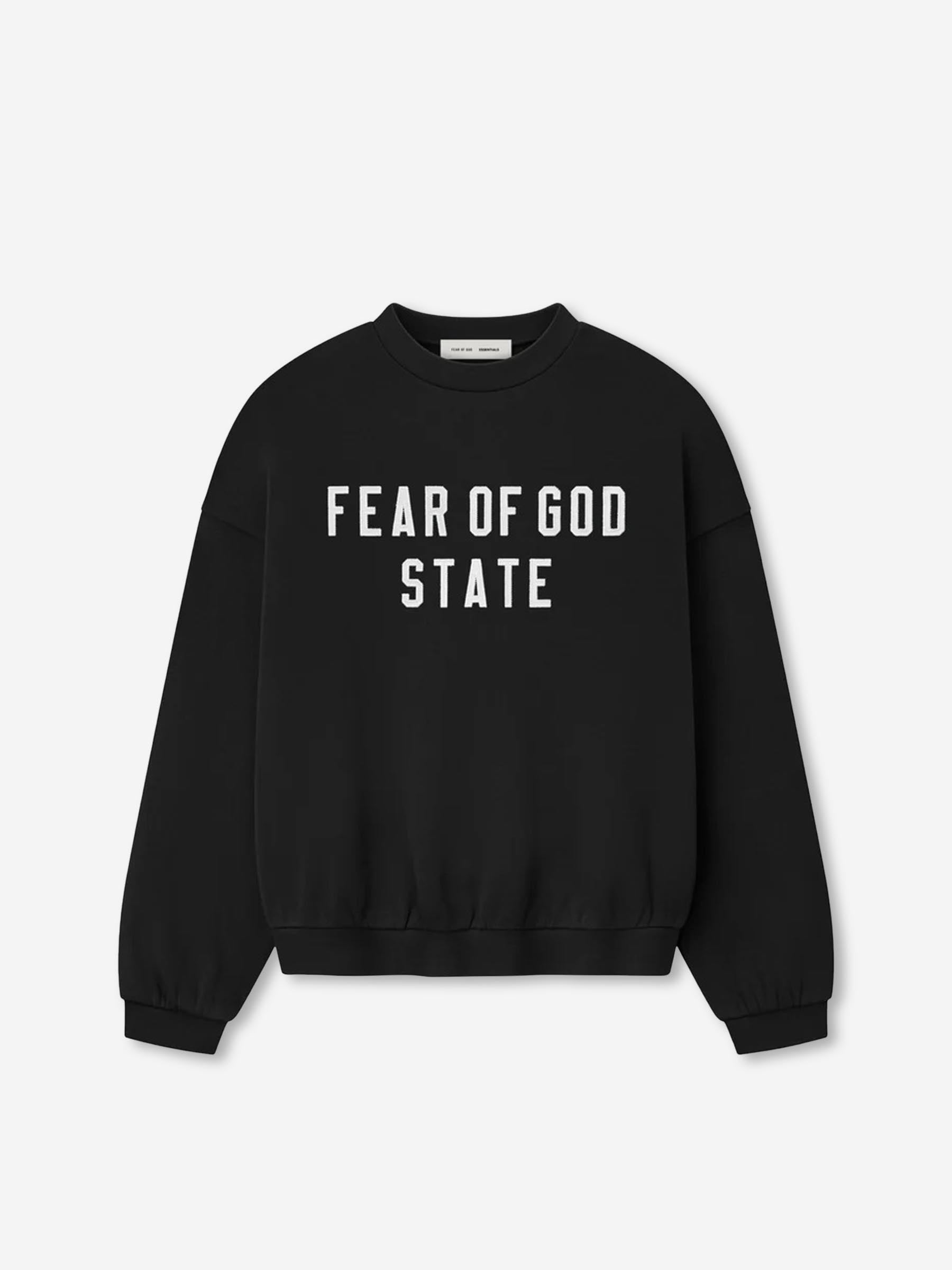 Fear of God Essentials Hombre Barcelona Sudadera Cuello Redondo color Negro sku 545-001930 01 - Foto 1
