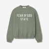 Fear of God Essentials Hombre Barcelona Sudadera Cuello Redondo color Verde Militar sku 545-001932 01 - Foto 1