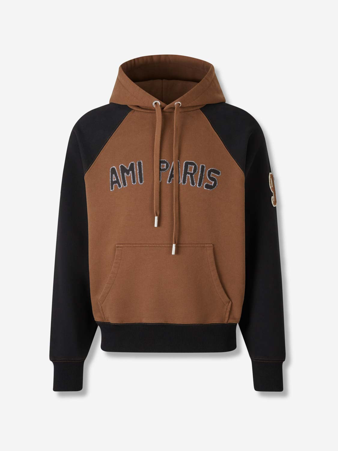 Ami Paris Hombre Barcelona Sudadera Capucha Logo color Marrón sku 545-001948 01 - Foto 1