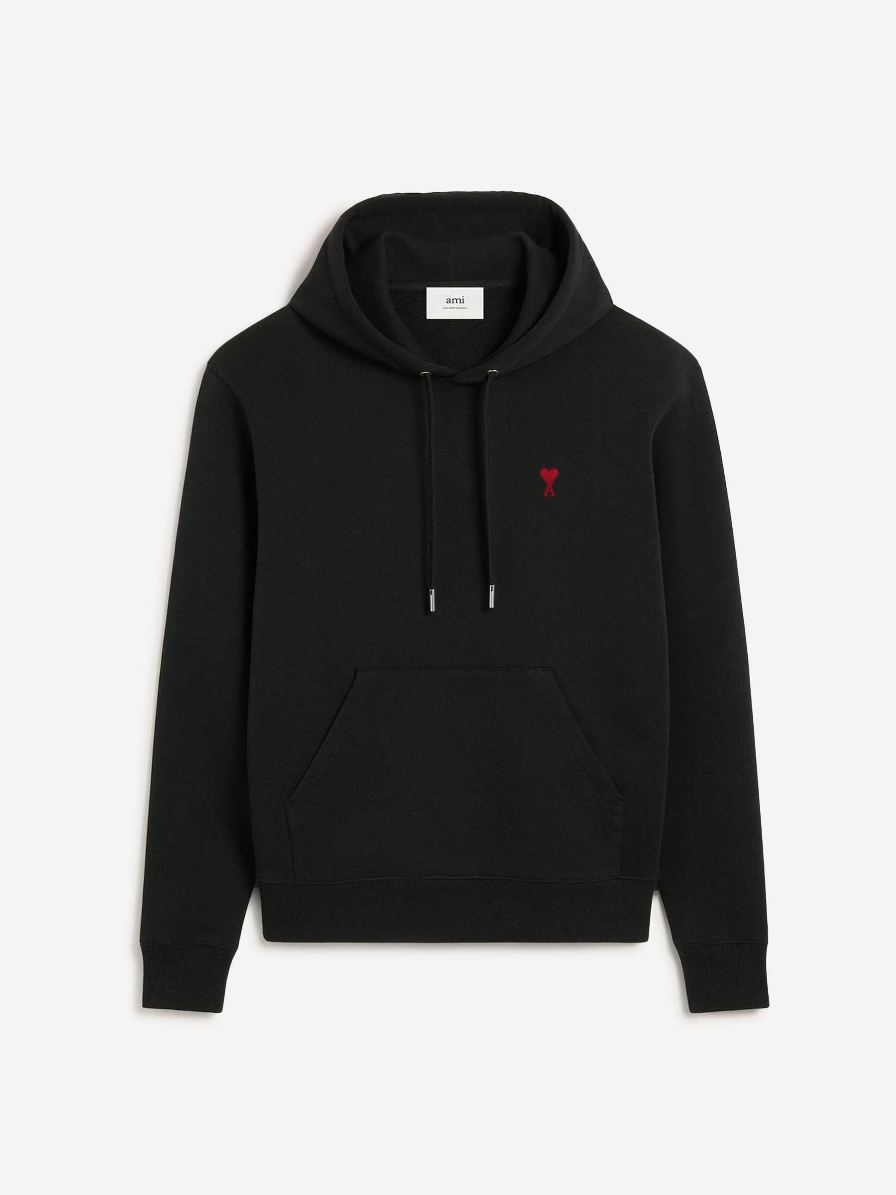 Ami Paris Hombre Barcelona Sudadera Capucha Logo color Negro sku 545-001950 01 - Foto 1