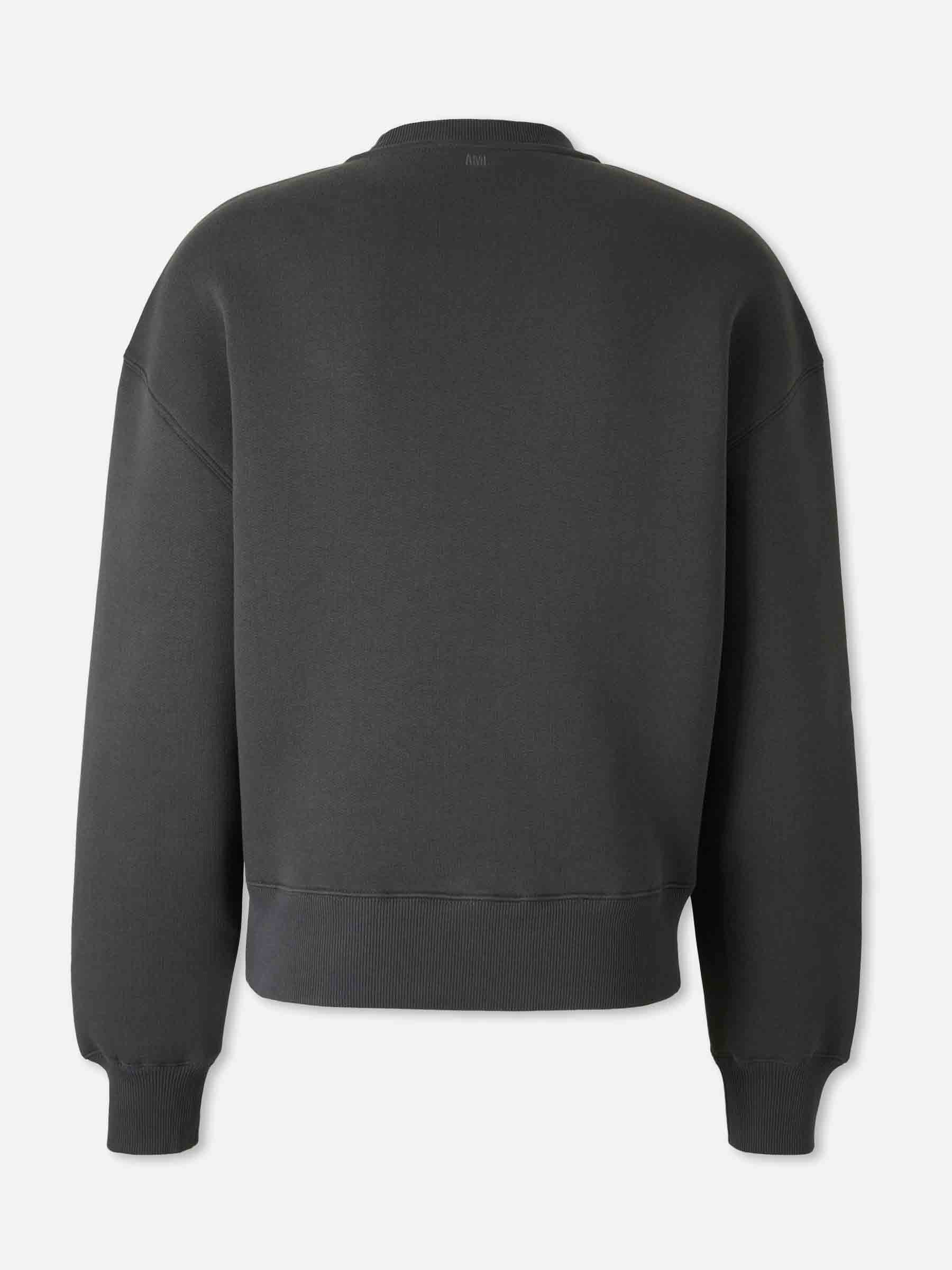 Ami Paris Hombre Barcelona Sudadera Cuello Redondo color Gris Antracita sku 545-001951 02 - Foto 2