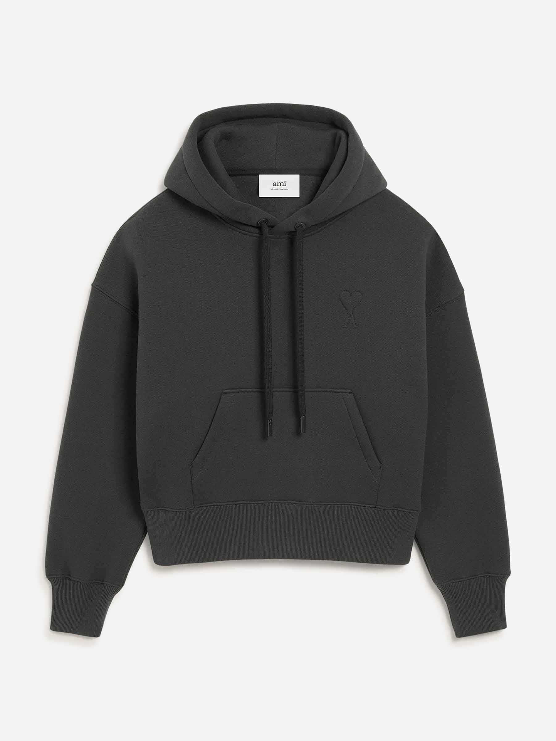 Ami Paris Hombre Barcelona Sudadera Capucha Logo color Gris Antracita sku 545-001952 01 - Foto 1