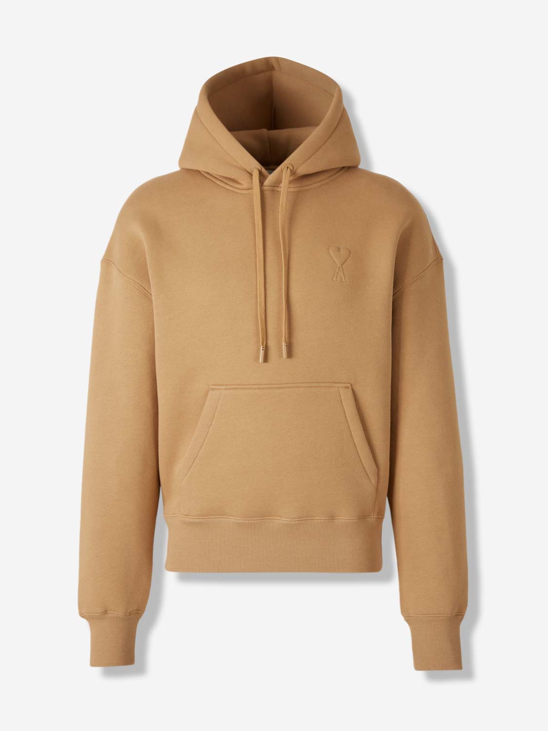 Ami Paris Hombre Barcelona Sudadera Capucha Logo color Camel sku 545-001952 03 - Foto 1