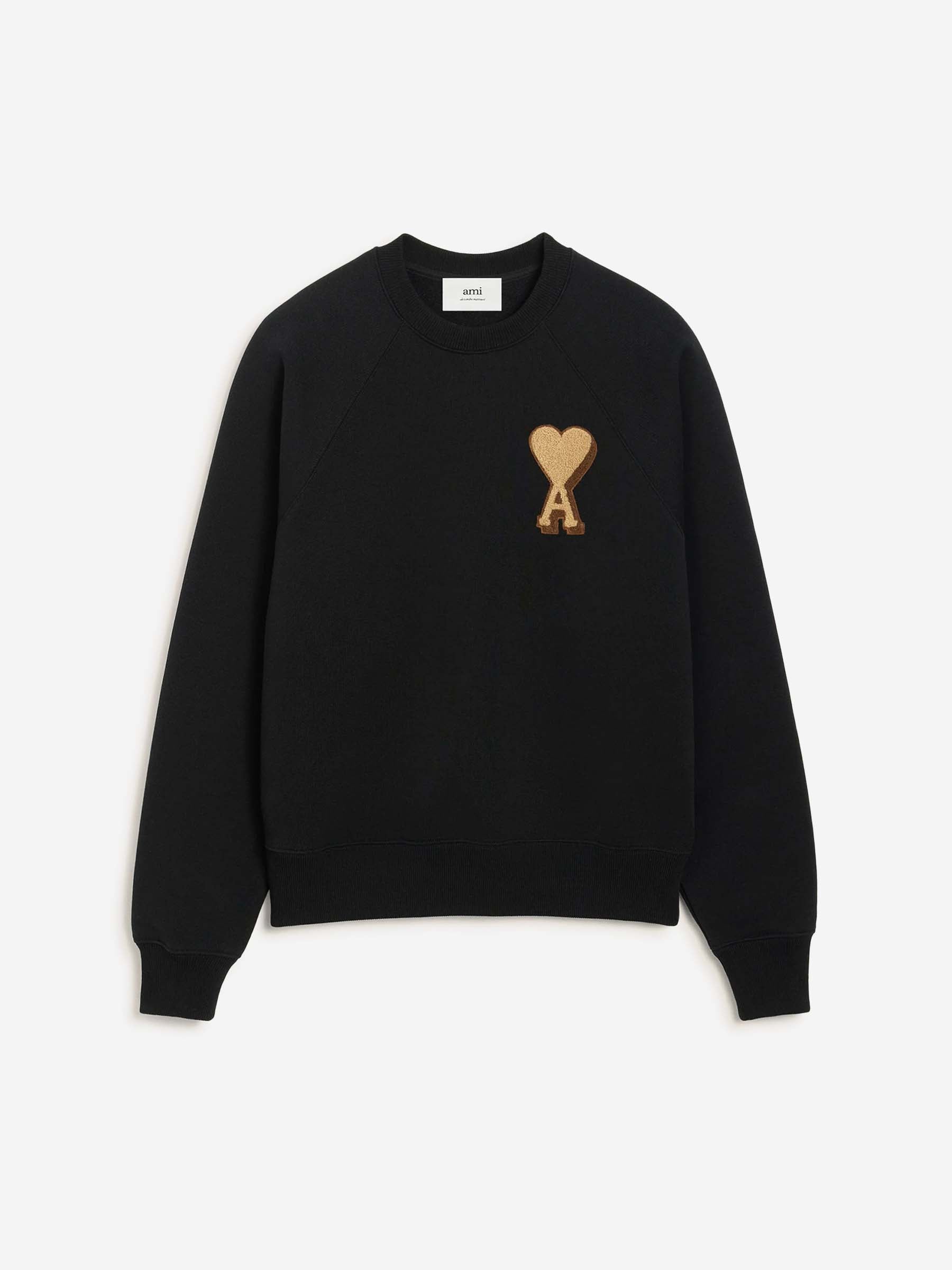 Ami Paris Hombre Barcelona Sudadera Logo Algodón color Negro sku 545-001954 01 - Foto 1