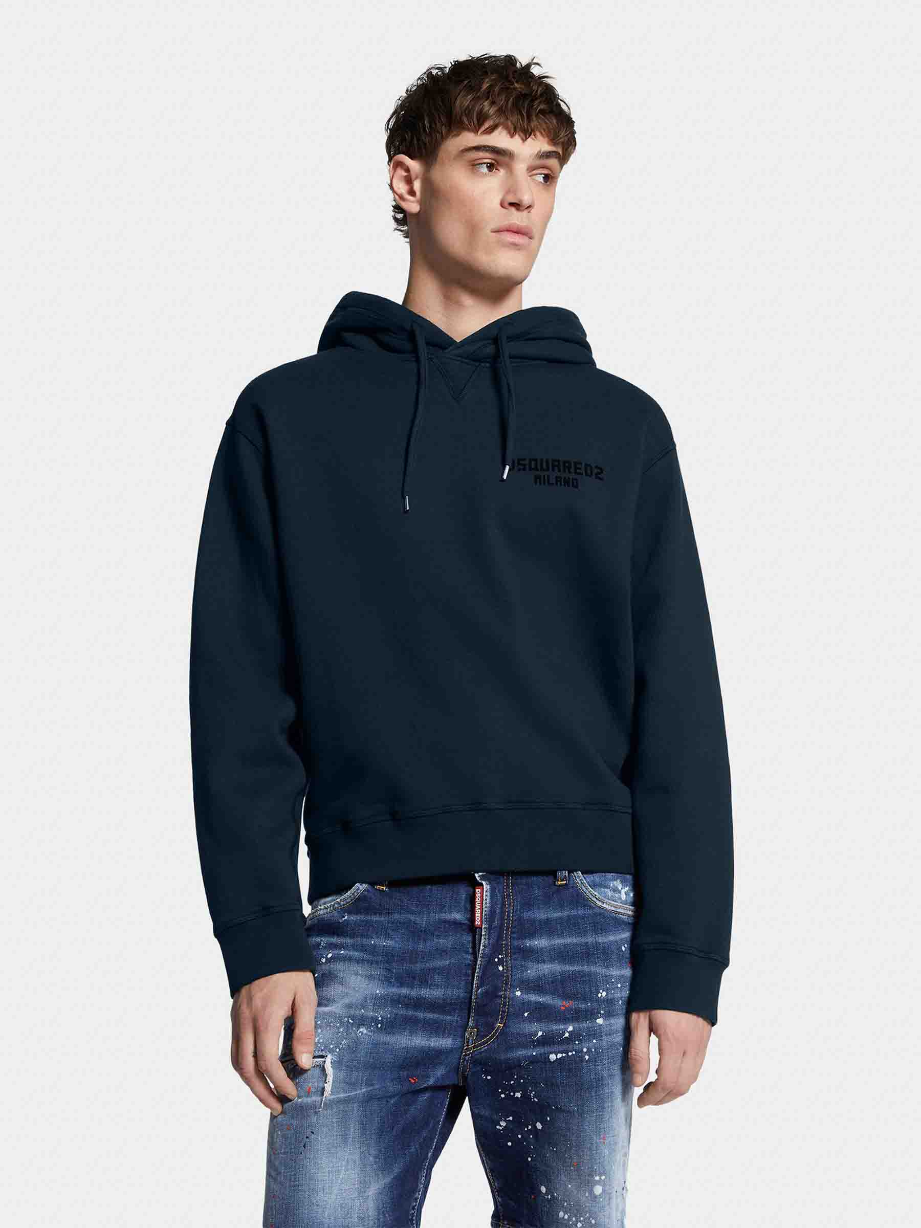 Dsquared2 Hombre Barcelona Sudadera con capucha color Azul Marino sku 545-001962 01 - Foto 2