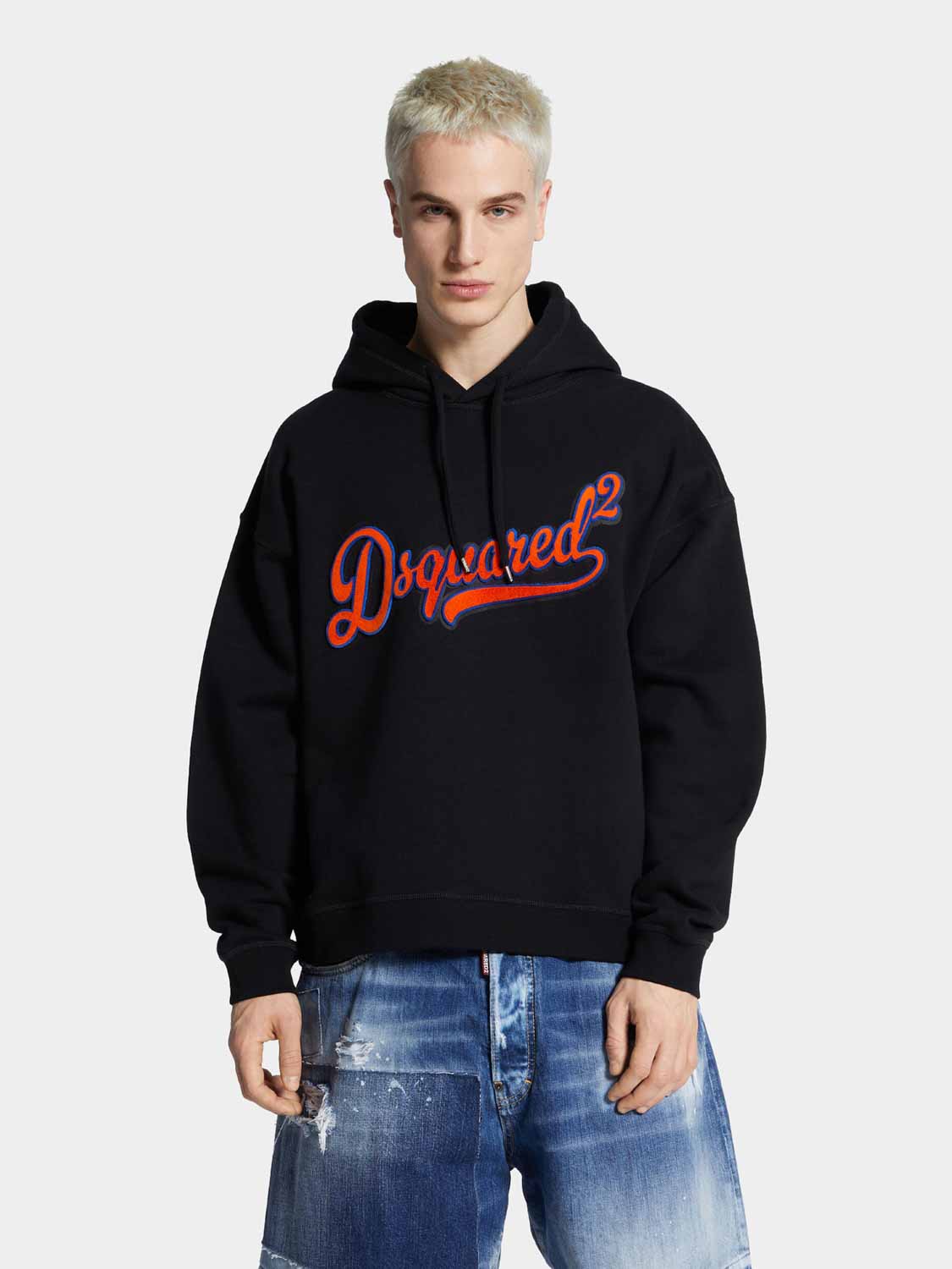 Dsquared2 Hombre Barcelona Sudadera Logo Algodón color Negro sku 545-001963 01 - Foto 2