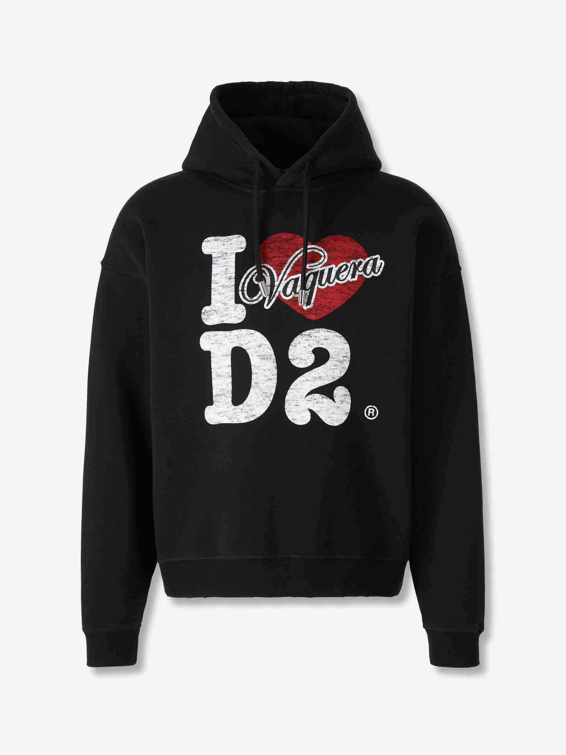Dsquared2 Hombre Barcelona Sudadera Capucha Logo color Negro sku 545-001965 01 - Foto 1