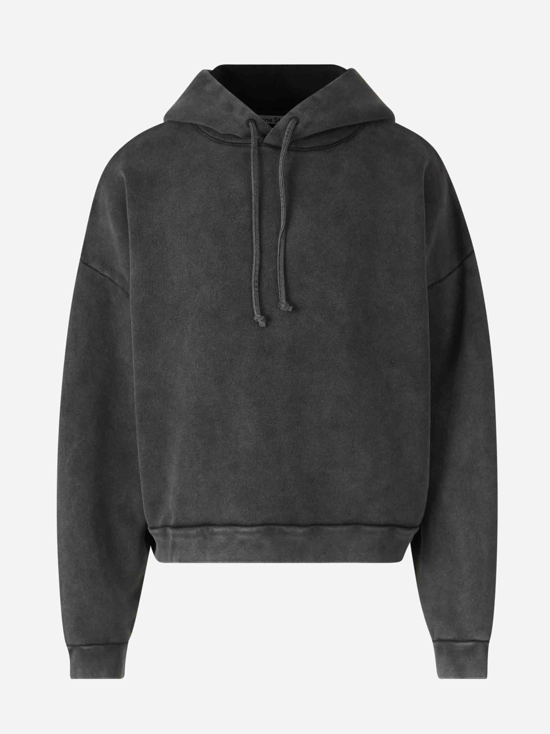 Acne Studios Hombre Barcelona Sudadera Capucha Algodón color Gris Antracita sku 545-001969 01 - Foto 1