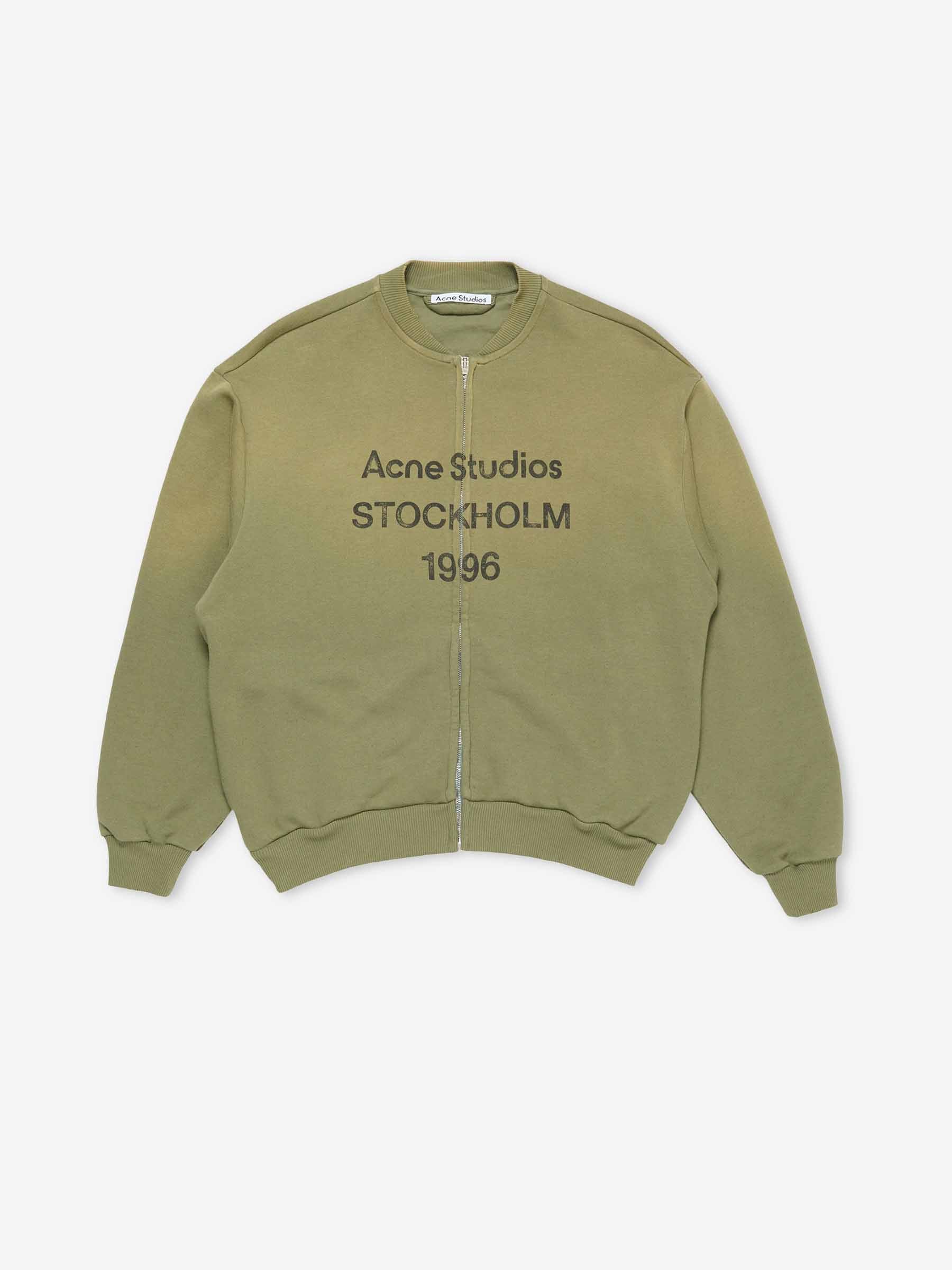 Acne Studios Hombre Barcelona Sudadera Cremallera color Verde sku 545-001970 01 - Foto 1