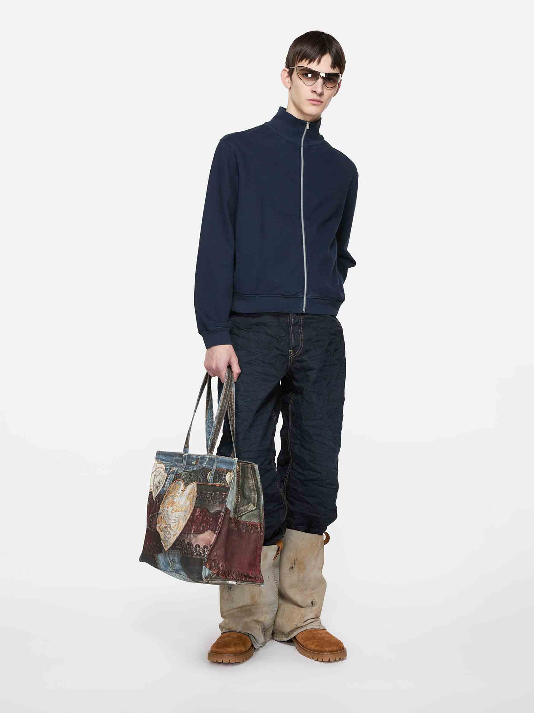 Acne Studios Hombre Barcelona Sudadera Cuello Alto color Azul Marino sku 545-001972 01 - Foto 2