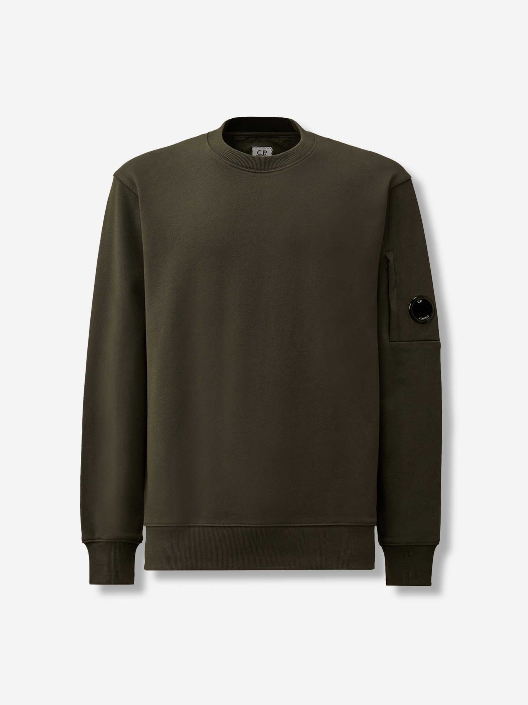 C.P. Company Hombre Barcelona Sudadera Cuello Redondo color Verde Jungla sku 545-001976 02 - Foto 1
