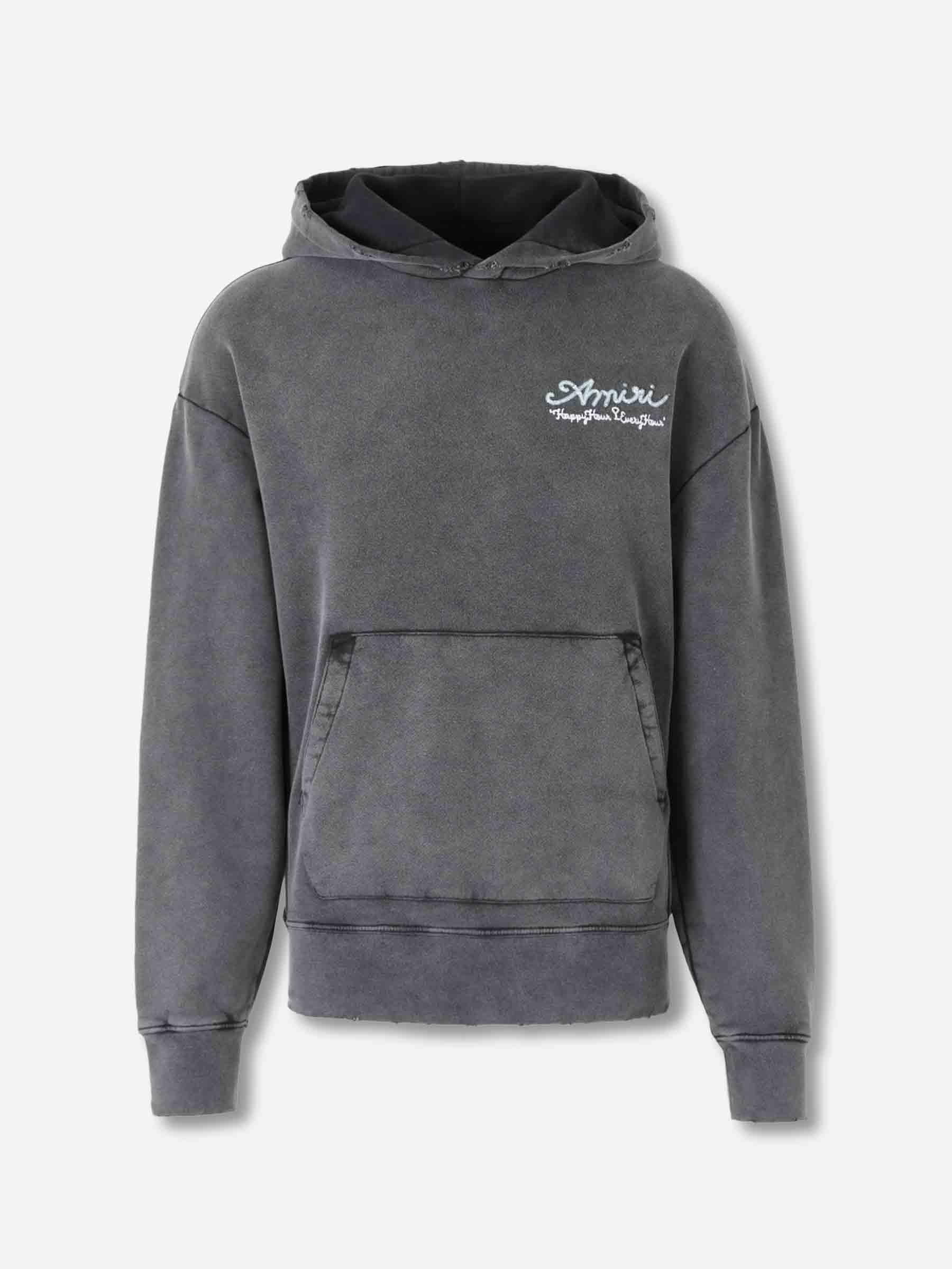 Amiri Hombre Barcelona Sudadera Capucha Logo color Negro sku 545-001990 01 - Foto 1