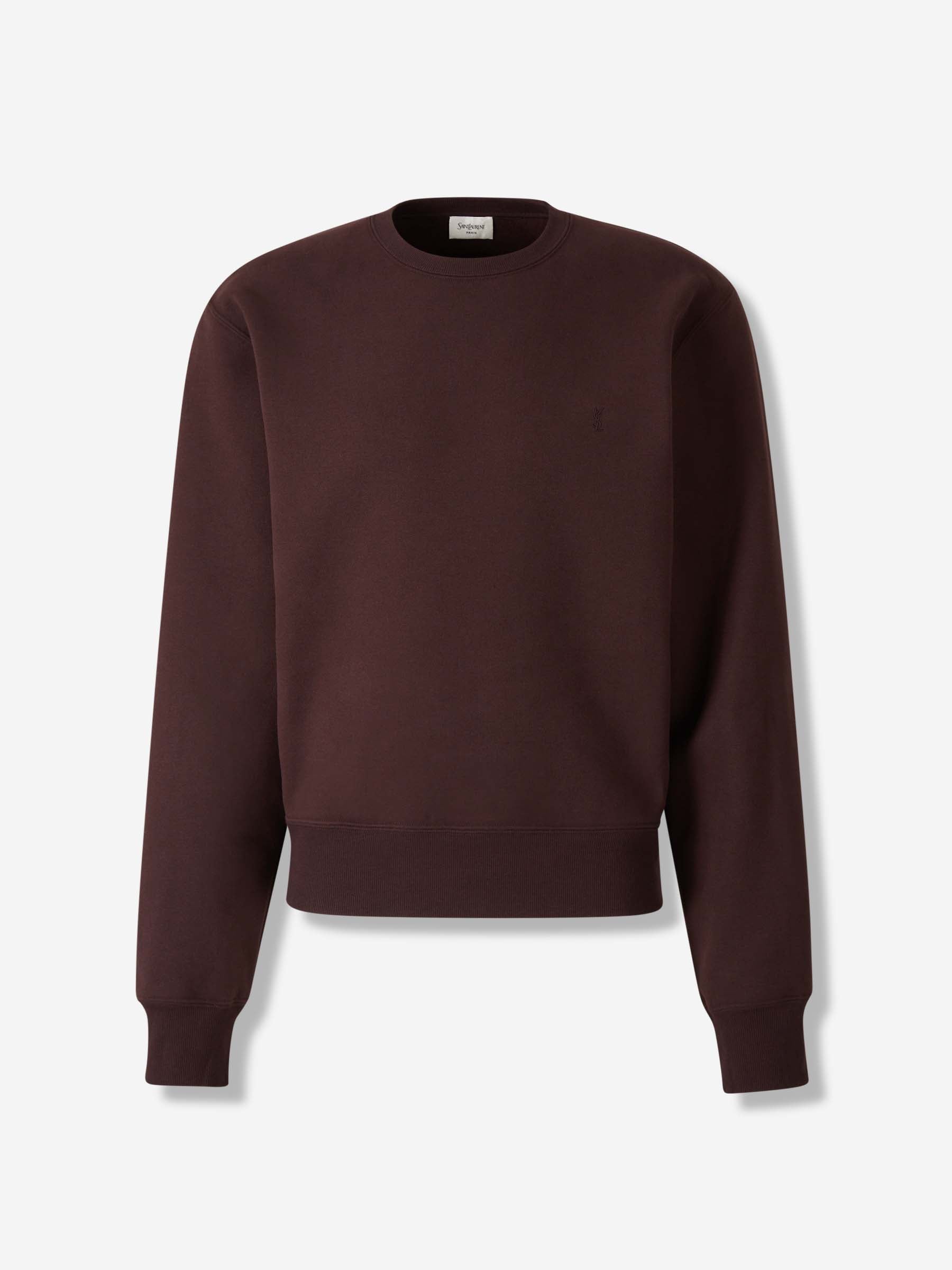 Saint Laurent Hombre Barcelona Jersey Cuello Redondo color Marrón sku 545-001991 01 - Foto 1