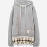 Maison Mihara Yasuhiro Hombre Barcelona Sudadera Capucha Triple Layered color Gris sku 545-001994 01 - Foto 1