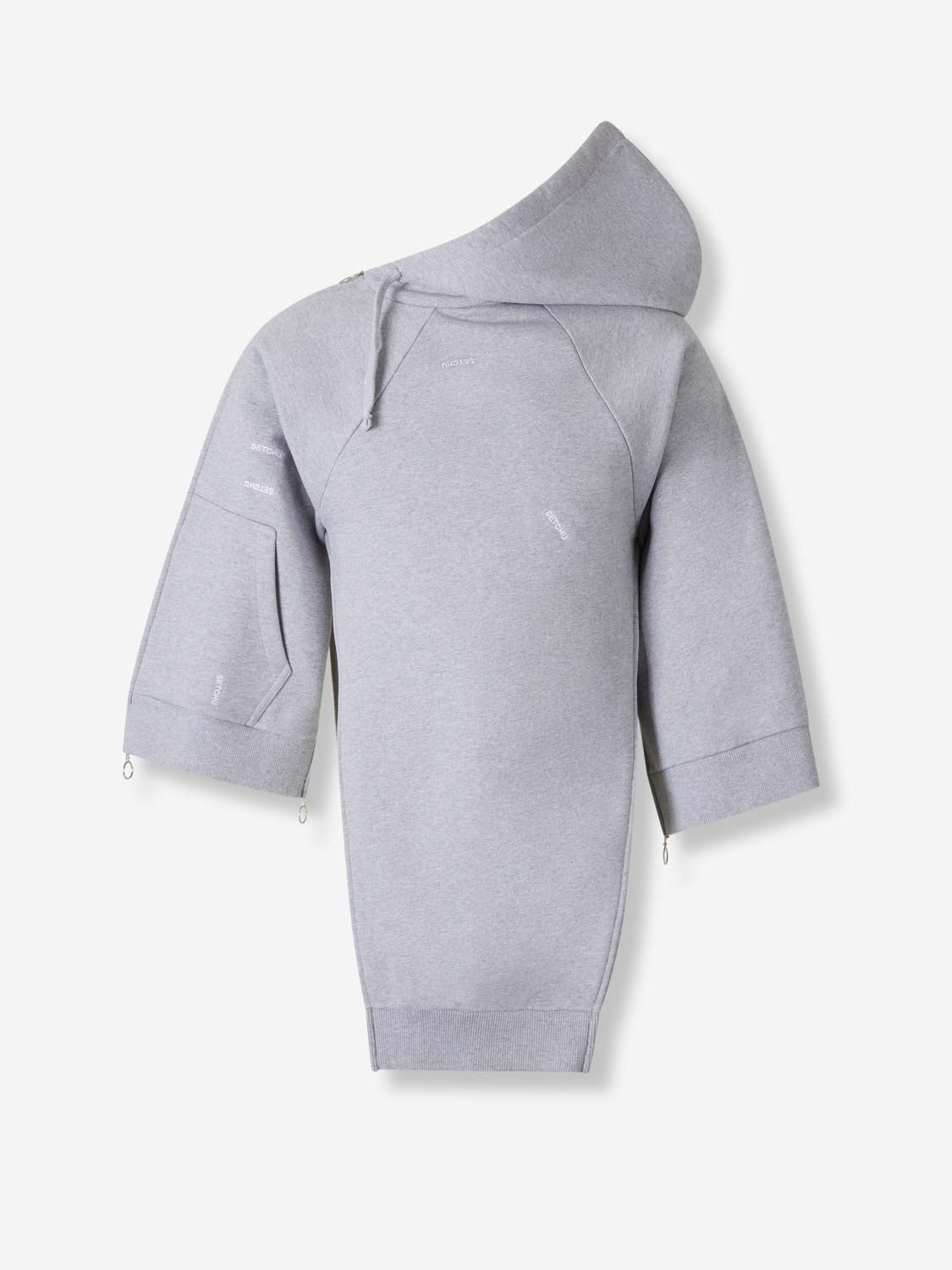 Setchu Hombre Barcelona Sudadera Capucha Cremallera color Gris Claro sku 545-001997 01 - Foto 2