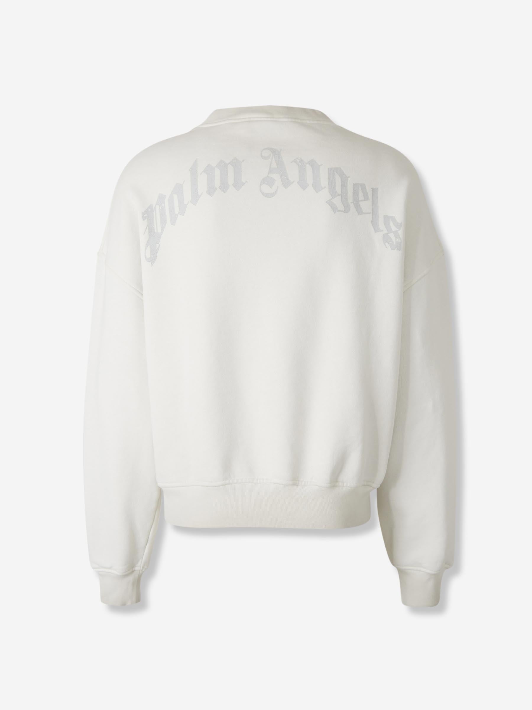 Palm Angels Hombre Barcelona Sudadera Cuello Redondo color Blanco sku 545-001999 01 - Foto 2