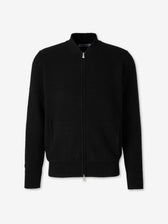 Gran Sasso Hombre Barcelona Cárdigan Cremallera Lana color Negro sku 545-002001 01 - Foto 1